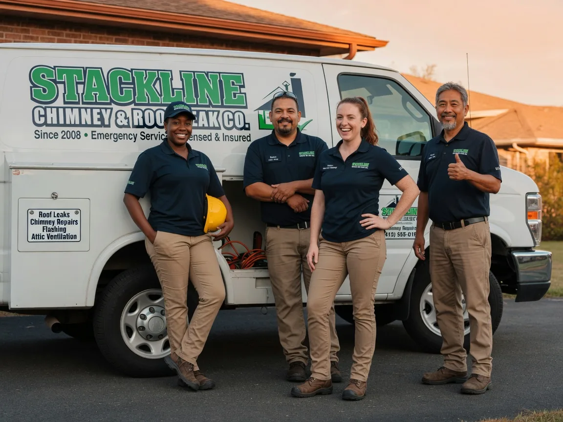Chimney flashing repair company in Cary, NC